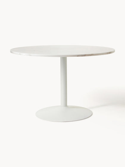 Westwing Mesa de comedor ovalada de mármol Miley tamaños diferentes