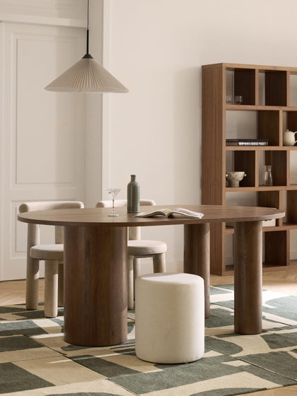 Westwing Mesa De Comedor Ovalada De Roble Dunia 180 X 110 Cm