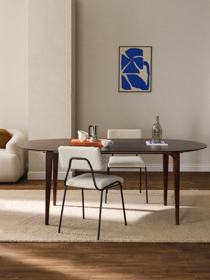 Westwing Mesa De Comedor Ovalada En Madera De Mango Archie 200 X 100 cm