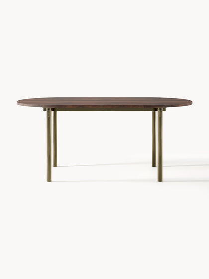 Westwing Mesa De Comedor Ovalada Mavi Tamaños Diferentes