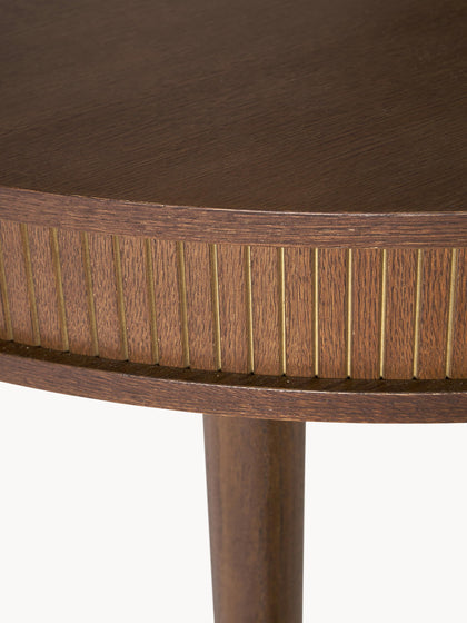 Westwing Mesa De Comedor Redonda Con Espacio De Almacenamiento Calary Ø 120 Cm