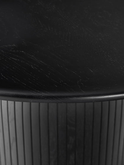 Westwing Mesa De Comedor Redonda Con Estructura Estriada Nelly Tamaños Diferentes