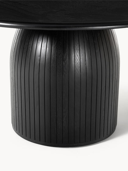 Westwing Mesa De Comedor Redonda Con Estructura Estriada Nelly Tamaños Diferentes