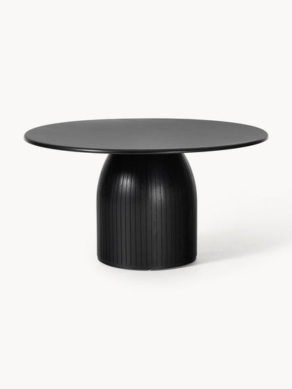 Westwing Mesa De Comedor Redonda Con Estructura Estriada Nelly Tamaños Diferentes