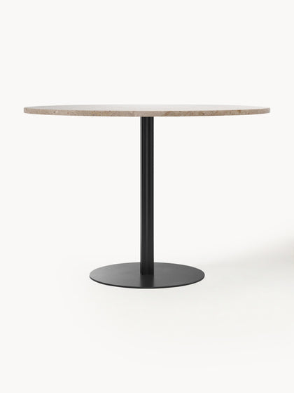 Westwing Mesa de comedor redonda de arenisca Harbour Ø 105 cm