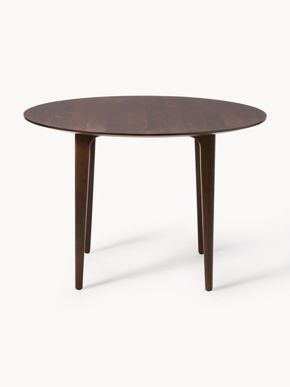 Westwing Mesa De Comedor Redonda De Madera De Mango Archie Ø 110 cm