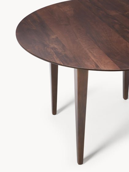 Westwing Mesa De Comedor Redonda De Madera De Mango Archie Ø 110 cm