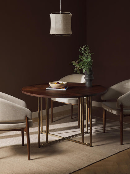 Westwing Mesa De Comedor Redonda De Madera De Mango Luca Tamaños Diferentes