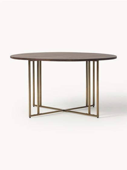 Westwing Mesa De Comedor Redonda De Madera De Mango Luca Tamaños Diferentes