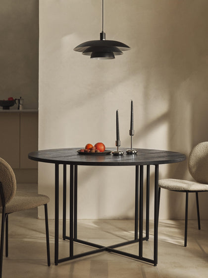 Westwing Mesa De Comedor Redonda De Madera De Mango Luca Tamaños Diferentes