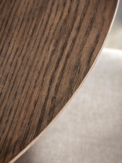 Westwing Mesa De Comedor Redonda De Madera De Roble Hatfield Ø 110 Cm