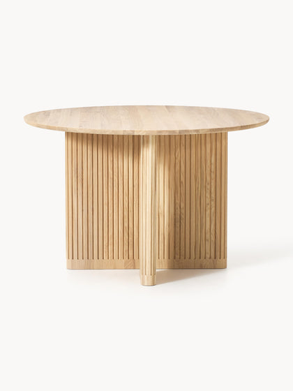 Westwing Mesa De Comedor Redonda De Madera De Roble Jolka Ø 120 Cm
