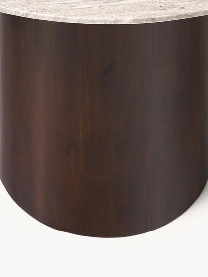 Westwing Mesa De Comedor Redonda De Mármol Abby Ø 120 Cm