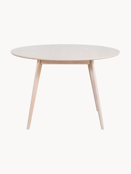 Westwing Mesa De Comedor Redonda De Roble Yumi Ø 115 cm