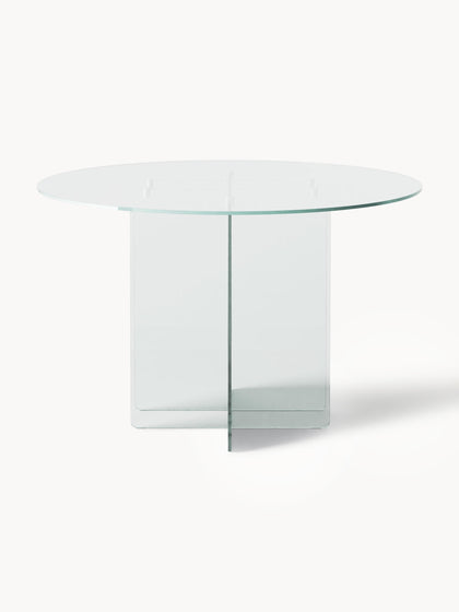 Westwing Mesa De Comedor Redonda De Vidrio Anouk Ø 120 Cm