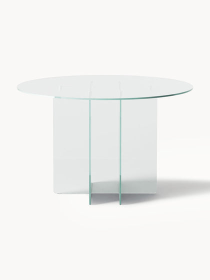 Westwing Mesa De Comedor Redonda De Vidrio Anouk Ø 120 Cm