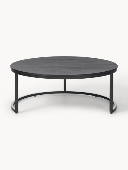 Westwing Mesas De Centro Redondas De Madera De Mango Andrew 2 uds