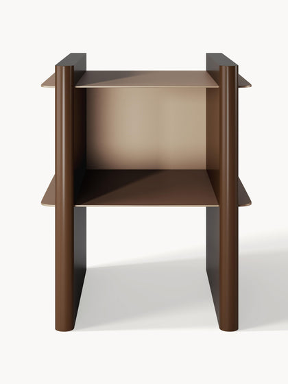 Westwing Mesilla De Noche Con Elementos De Metal Rami