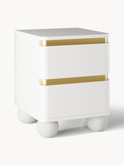 Westwing Mesilla de noche con patas esféricas Bumba