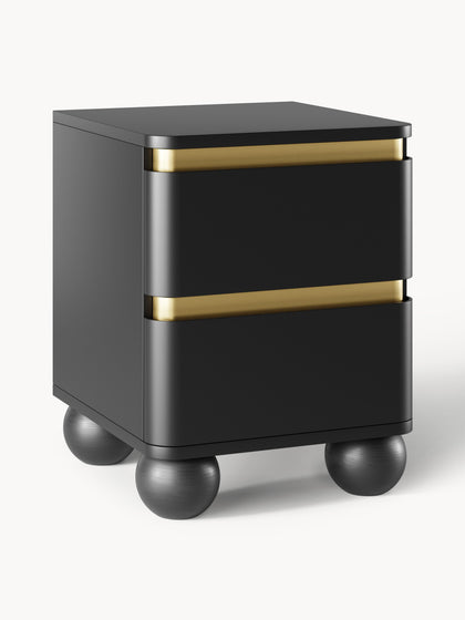 Westwing Mesilla de noche con patas esféricas Bumba