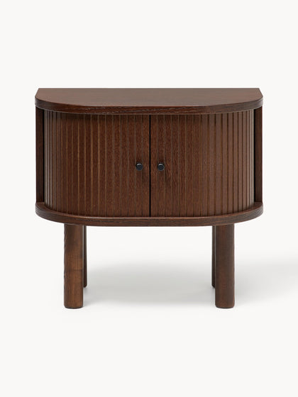 Westwing Mesita De Noche Con Frente Acanalado Calary