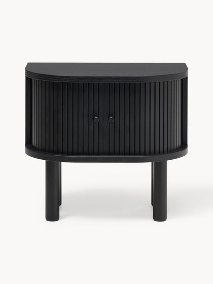 Westwing Mesita De Noche Con Frente Acanalado Calary