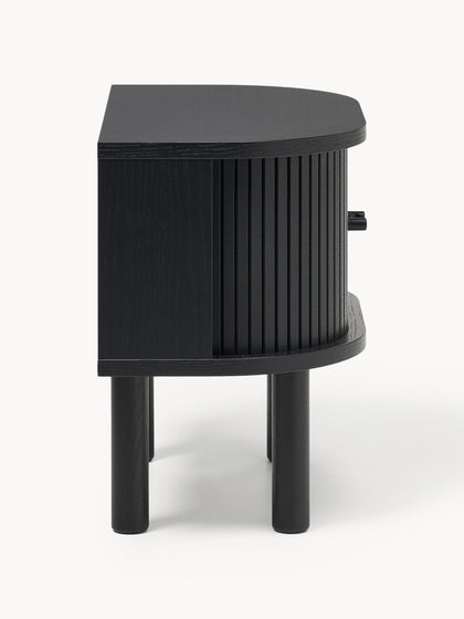 Westwing Mesita De Noche Con Frente Acanalado Calary