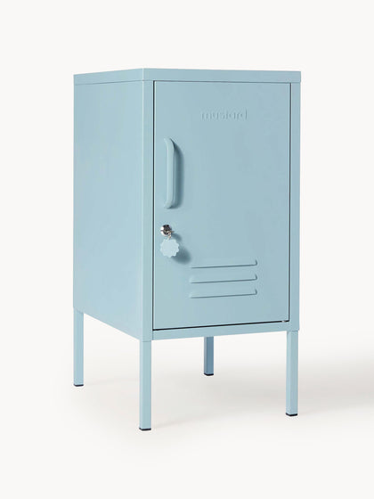 Westwing Mesita de noche de metal The Shorty apertura de puerta izquierda o derecha