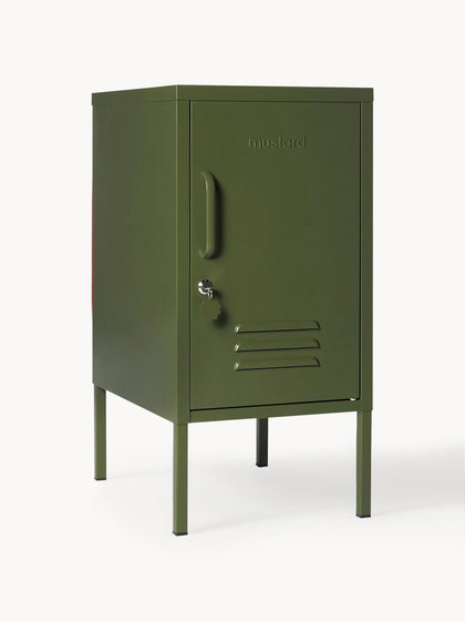 Westwing Mesita de noche de metal The Shorty apertura de puerta izquierda o derecha