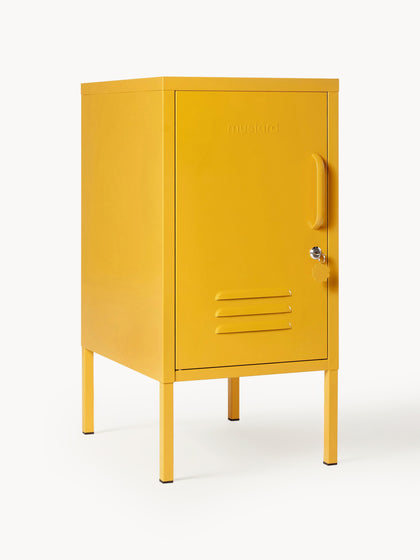 Westwing Mesita de noche de metal The Shorty apertura de puerta izquierda o derecha