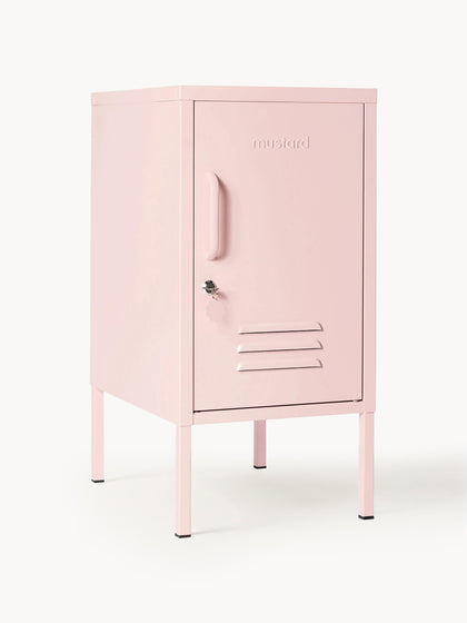 Westwing Mesita de noche de metal The Shorty apertura de puerta izquierda o derecha