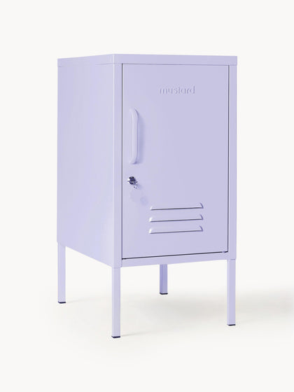 Westwing Mesita de noche de metal The Shorty apertura de puerta izquierda o derecha