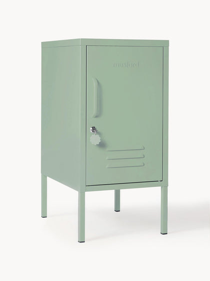 Westwing Mesita de noche de metal The Shorty apertura de puerta izquierda o derecha