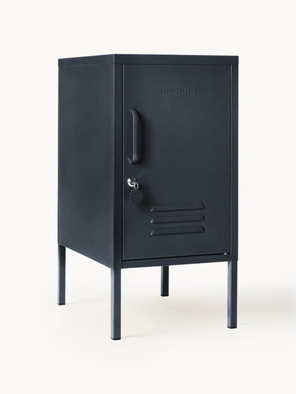 Westwing Mesita de noche de metal The Shorty apertura de puerta izquierda o derecha