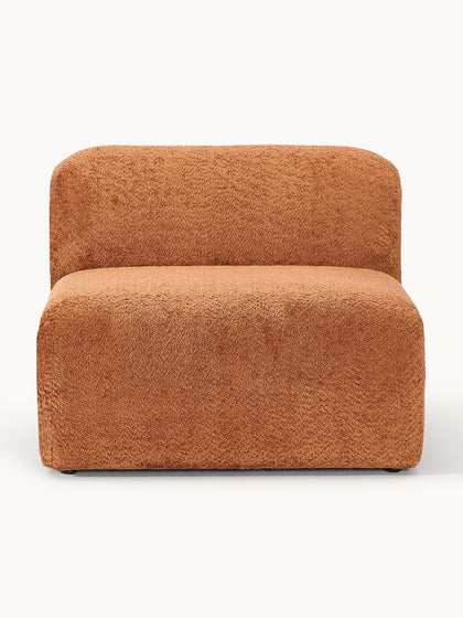 Westwing Módulo central de borreguillo bouclé Wolke