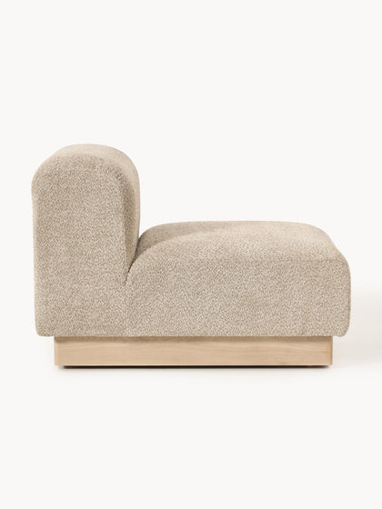 Westwing Módulo Central Sofá De Borreguillo Bouclé Natalie