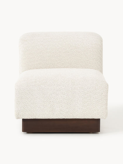 Westwing Módulo central sofá de borreguillo bouclé Natalie