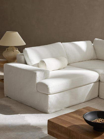 Westwing Módulo De Esquina Con Tapizado Desenfundable Russell