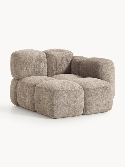 Westwing Módulo De Esquina De Borreguillo Bouclé Tayla