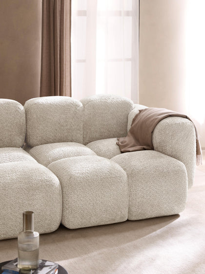 Westwing Módulo De Esquina De Borreguillo Bouclé Tayla