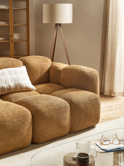 Westwing Módulo De Esquina De Borreguillo Bouclé Tayla