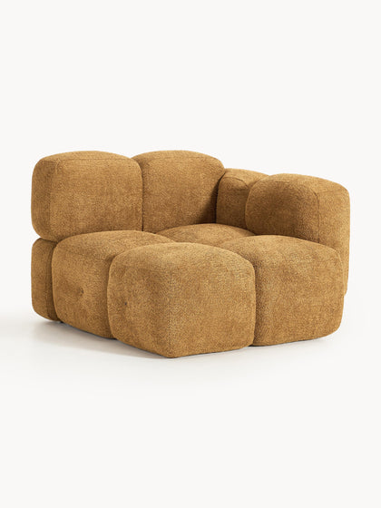 Westwing Módulo De Esquina De Borreguillo Bouclé Tayla