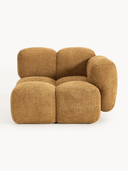 Westwing Módulo de esquina de borreguillo bouclé Tayla