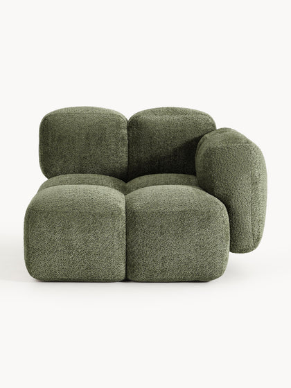 Westwing Módulo de esquina de borreguillo bouclé Tayla