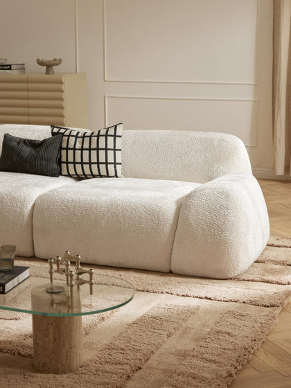 Westwing Módulo De Esquina De Borreguillo Bouclé Wolke