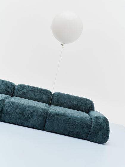 Westwing Módulo De Esquina De Borreguillo Bouclé Wolke