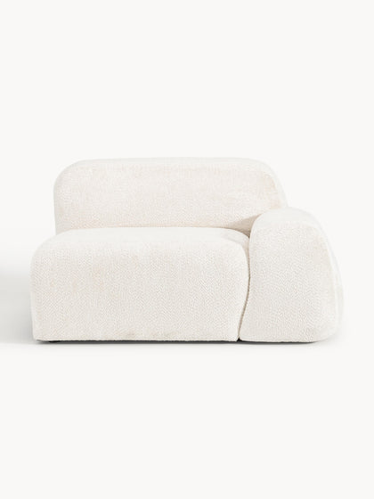 Westwing Módulo de esquina de borreguillo bouclé Wolke