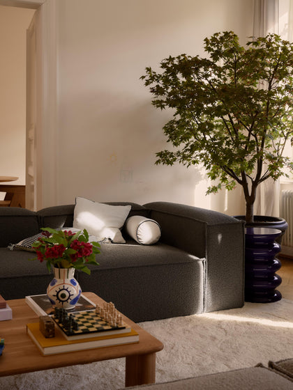 Westwing Módulo De Esquina En Tejido Bouclé Sofá Lennon