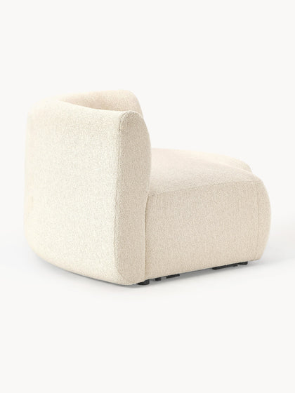 Westwing Módulo De Esquina Redondo En Tejido Bouclé Sofia