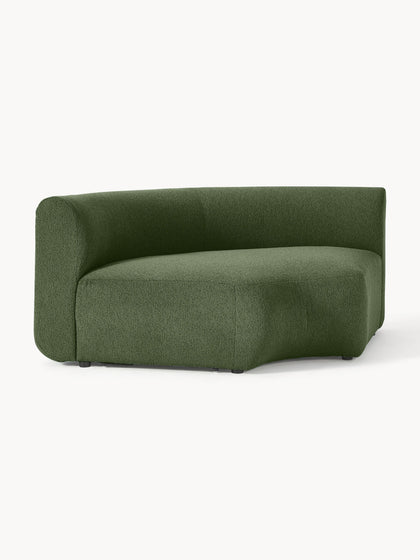 Westwing Módulo De Esquina Redondo En Tejido Bouclé Sofia